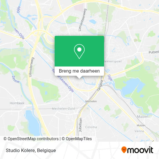 Studio Kolere kaart