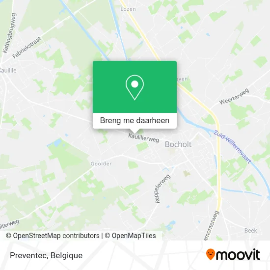 Preventec kaart