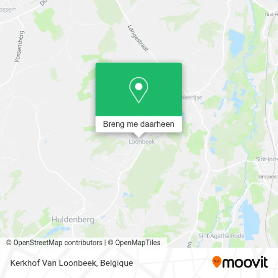 Kerkhof Van Loonbeek kaart