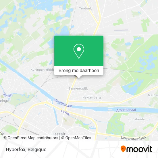 Hyperfox kaart