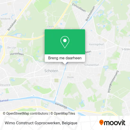Wimo Construct Gyprocwerken kaart