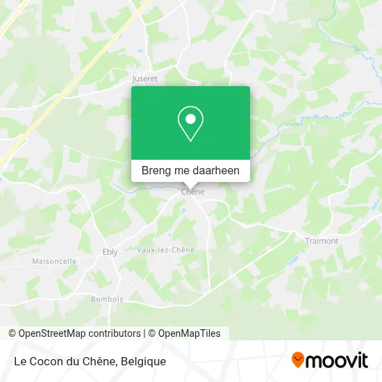 Le Cocon du Chêne kaart