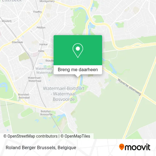 Roland Berger Brussels kaart