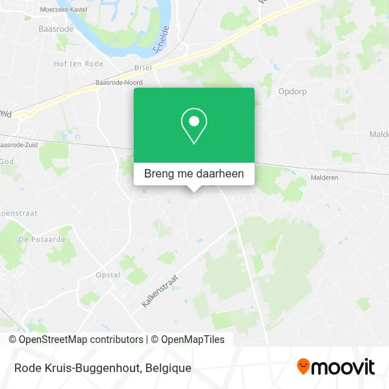 Rode Kruis-Buggenhout kaart