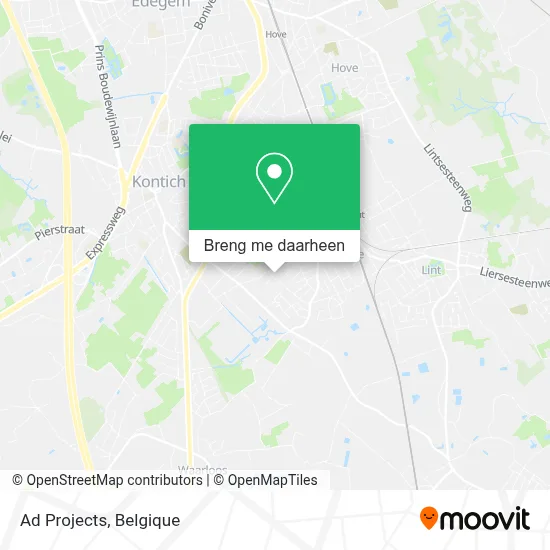Ad Projects kaart