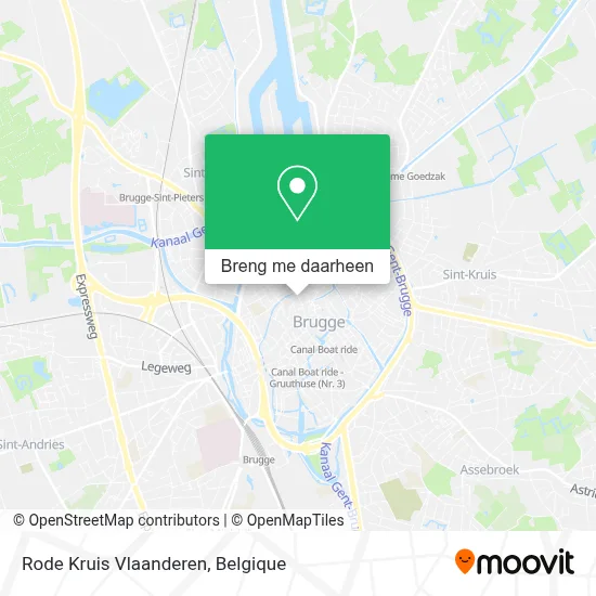 Rode Kruis Vlaanderen kaart