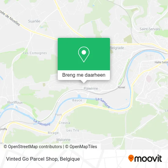 Vinted Go Parcel Shop kaart