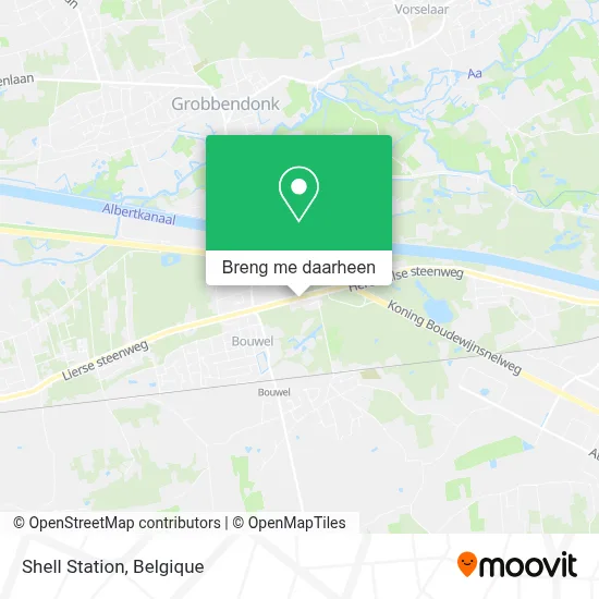 Shell Station kaart