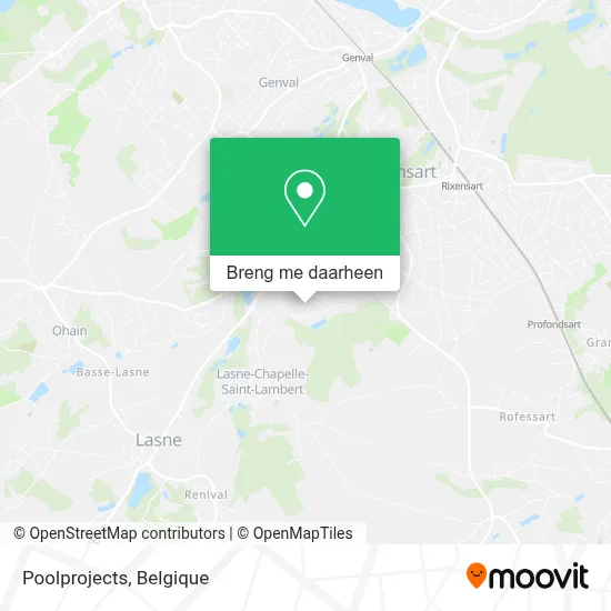 Poolprojects kaart
