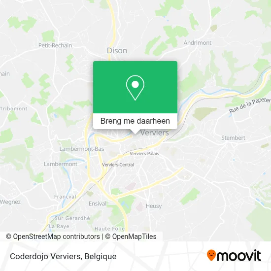 Coderdojo Verviers kaart