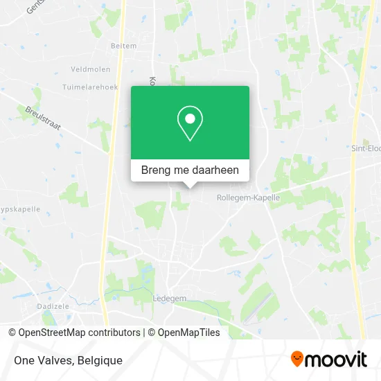 One Valves kaart