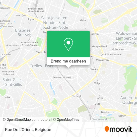 Rue De L'Orient kaart