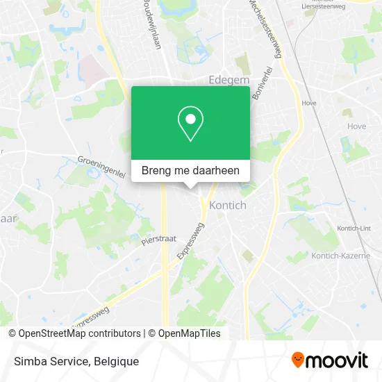 Simba Service kaart