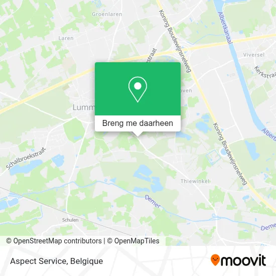Aspect Service kaart