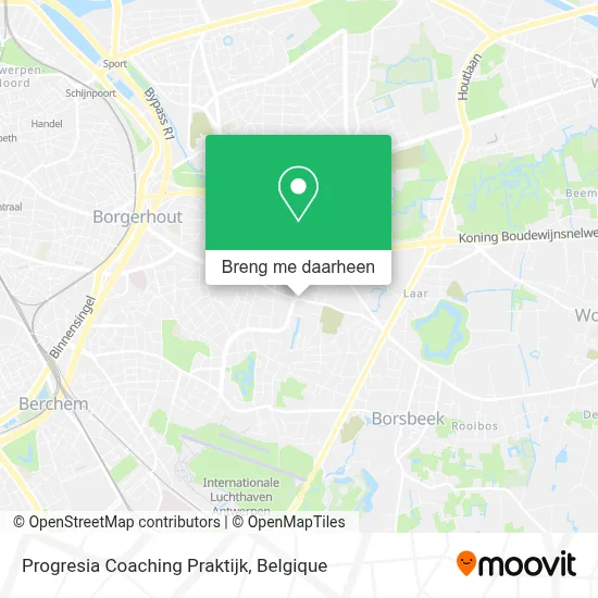 Progresia Coaching Praktijk kaart