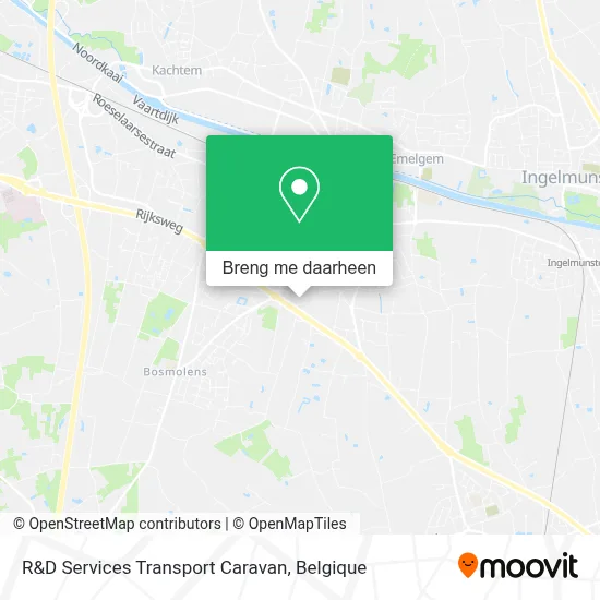 R&D Services Transport Caravan kaart