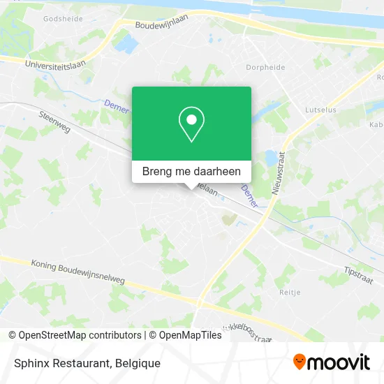 Sphinx Restaurant kaart