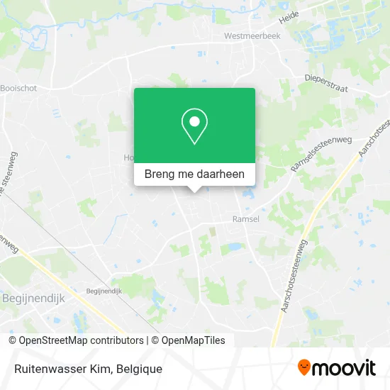 Ruitenwasser Kim kaart