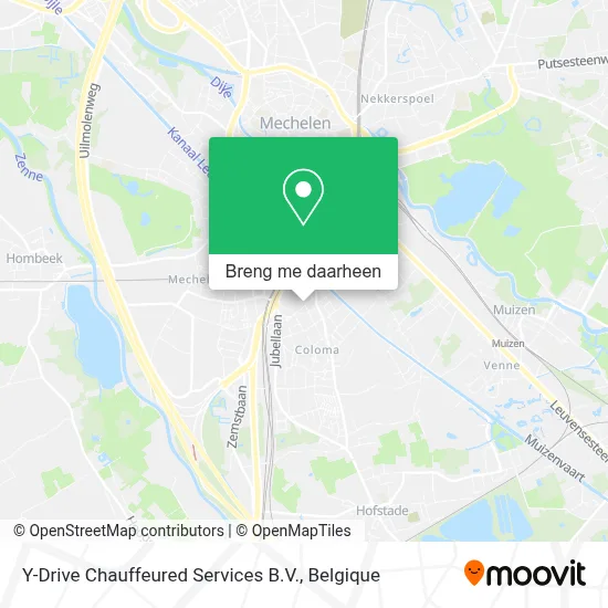 Y-Drive Chauffeured Services B.V. kaart