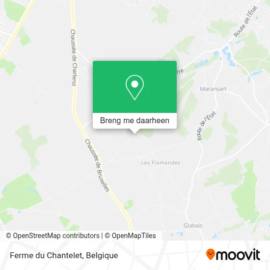 Ferme du Chantelet kaart