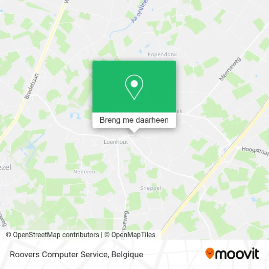 Roovers Computer Service kaart