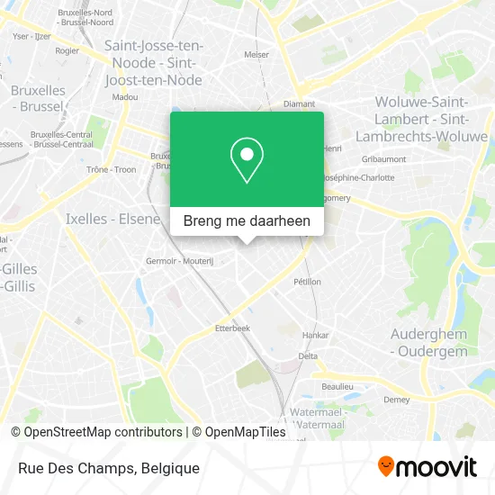 Rue Des Champs kaart
