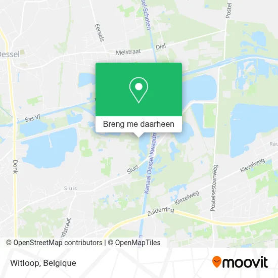 Witloop kaart