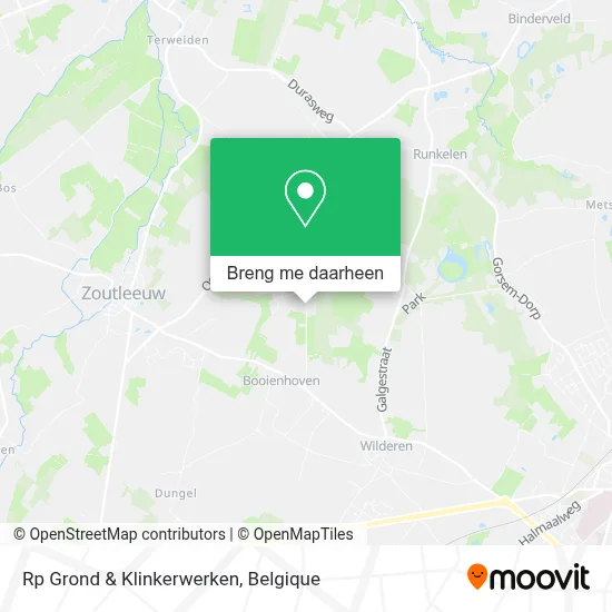 Rp Grond & Klinkerwerken kaart