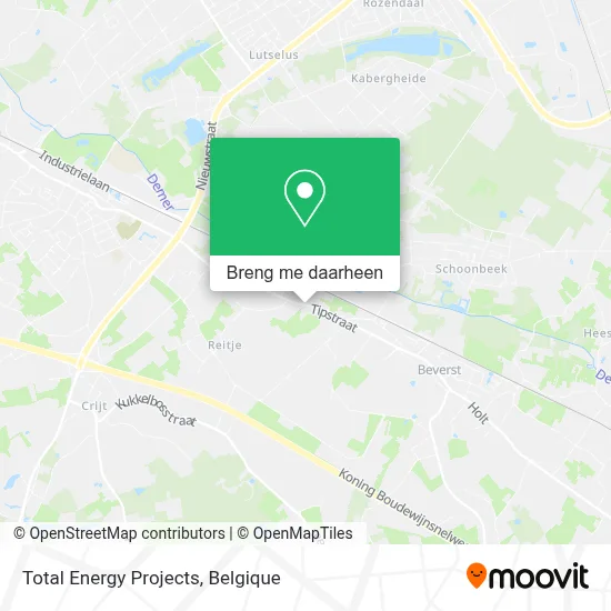 Total Energy Projects kaart