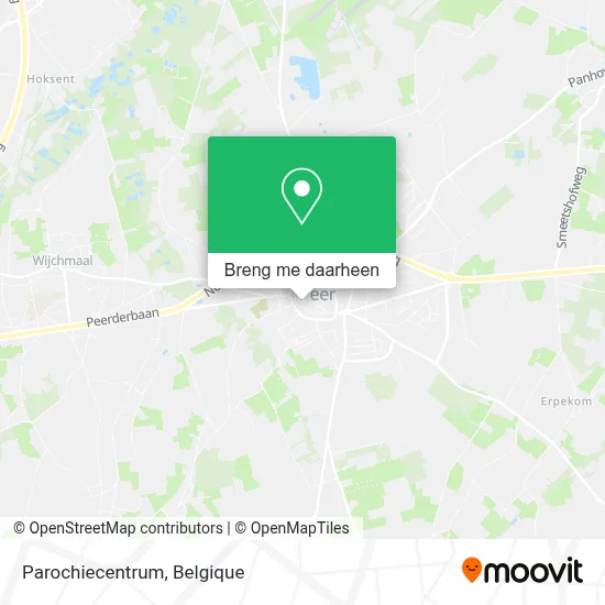 Parochiecentrum kaart