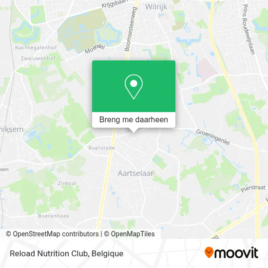 Reload Nutrition Club kaart