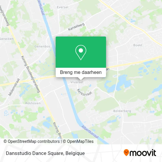 Dansstudio Dance Square kaart