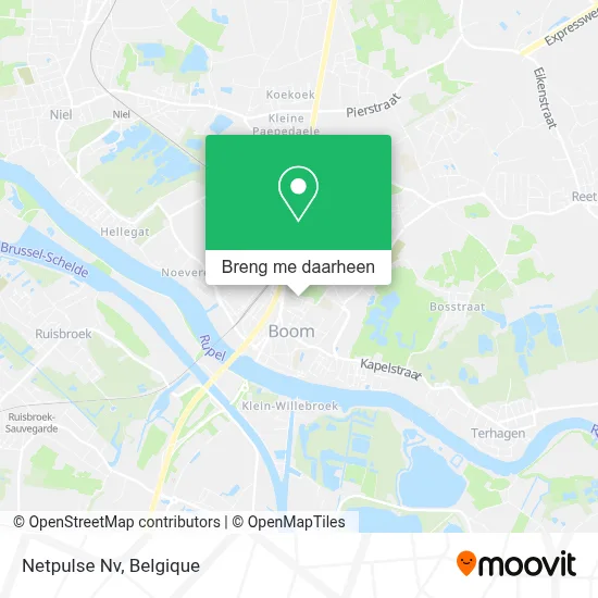 Netpulse Nv kaart