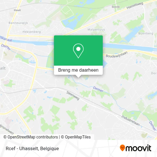 Rcef - Uhasselt kaart