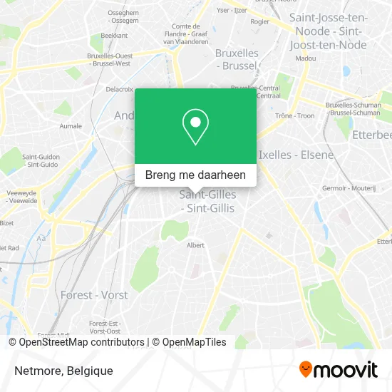Netmore kaart