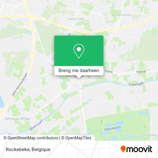 Rockebeke kaart