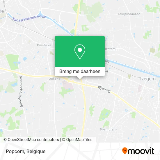 Popcom kaart