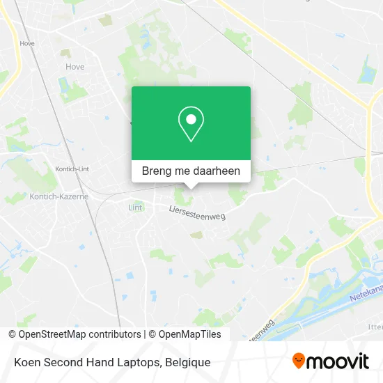 Koen Second Hand Laptops kaart