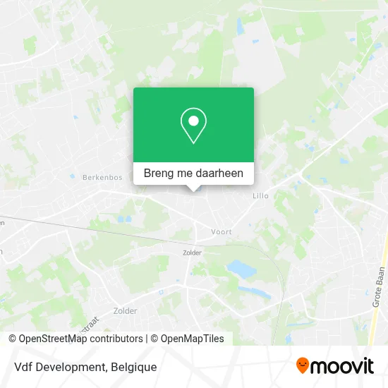 Vdf Development kaart