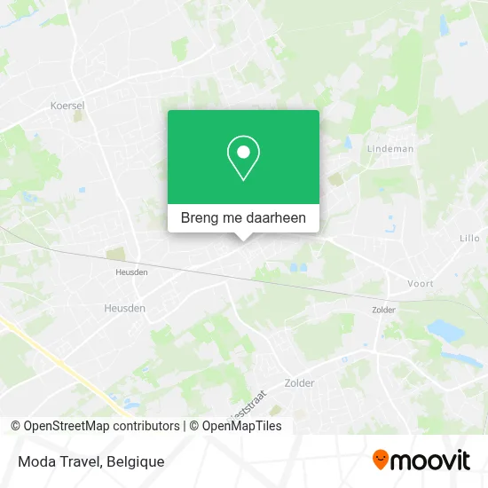 Moda Travel kaart