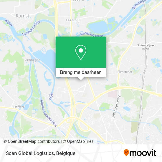 Scan Global Logistics kaart
