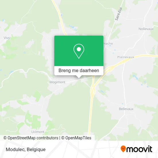 Modulec kaart