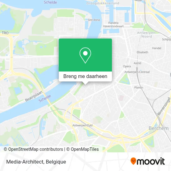 Media-Architect kaart