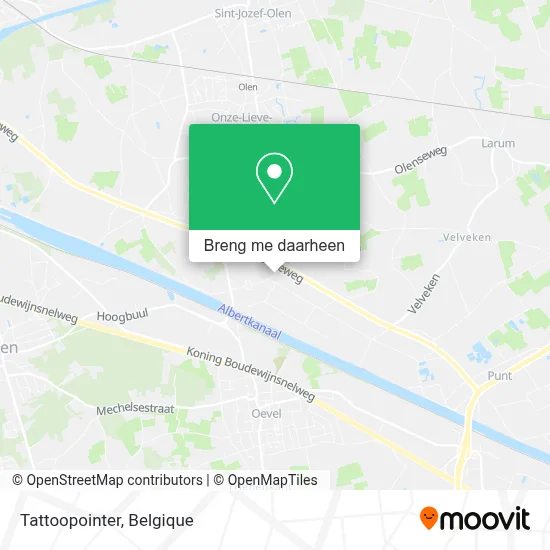 Tattoopointer kaart