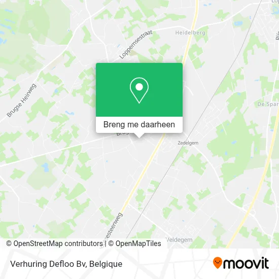Verhuring Defloo Bv kaart
