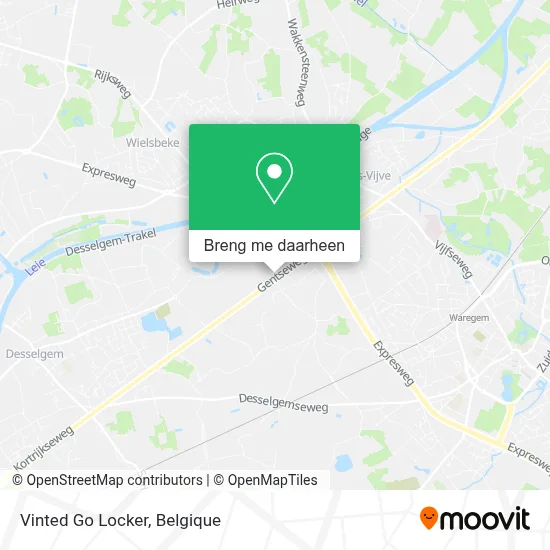 Vinted Go Locker kaart