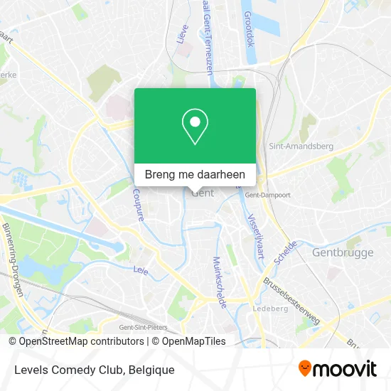 Levels Comedy Club kaart
