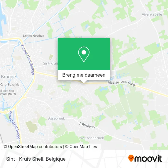 Sint - Kruis Shell kaart