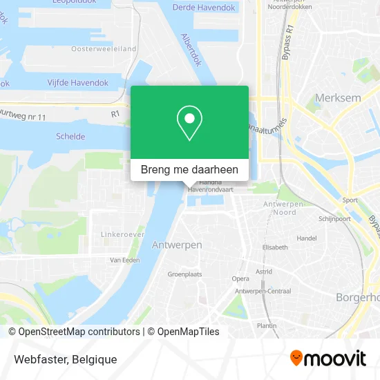 Webfaster kaart