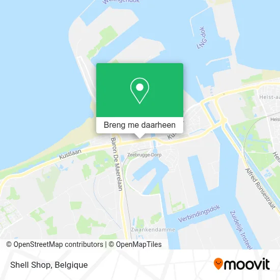 Shell Shop kaart